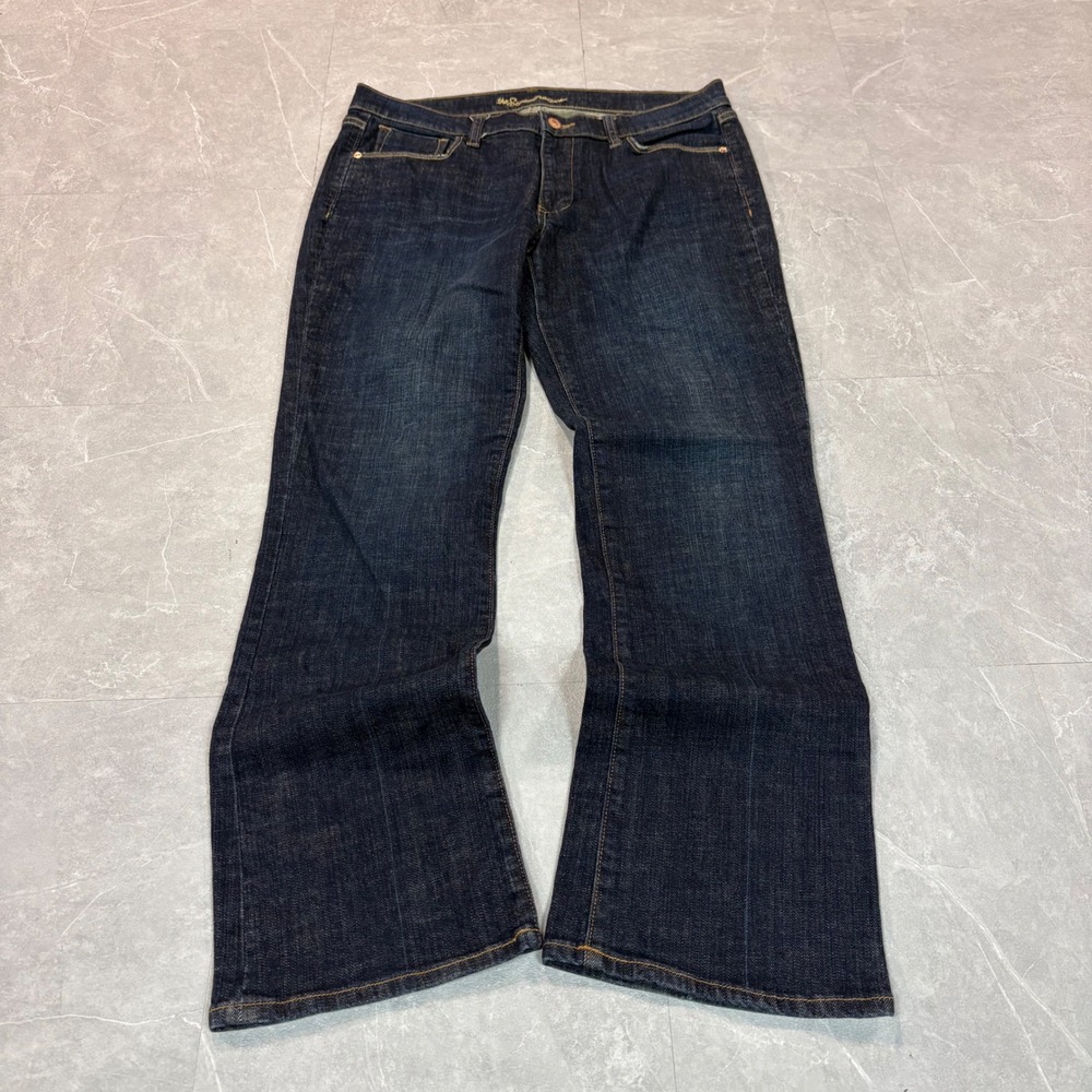 Old Navy Sweetheart Bootcut Jeans Dark Wash Blue Denim Womens Size 12 Regular